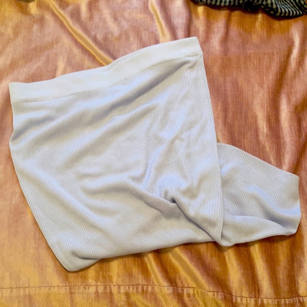 Naadam Cashmere Blue Pencil Skirt